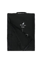 Siyah Regular Fit Flex Suit Yünlü Çizgili Kruvaze Çantalı Takım Elbise