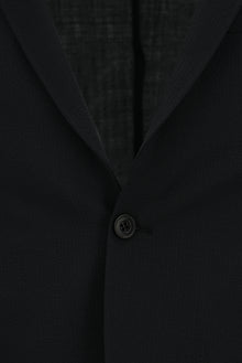 Siyah 7 Drop Super Slim Fit Eksra Dar Kesim Yünlü Ekose Beli Lastikli ?pli Gofre Tak?m Elbise-Abdullah Ki??l?