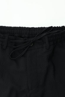 Siyah 7 Drop Super Slim Fit Eksra Dar Kesim Yünlü Ekose Beli Lastikli ?pli Gofre Tak?m Elbise-Abdullah Ki??l?
