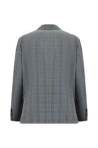 Mavi Relaxed Fit Rahat Kesim Yünlü Ekose Kombinli Takım Elbise