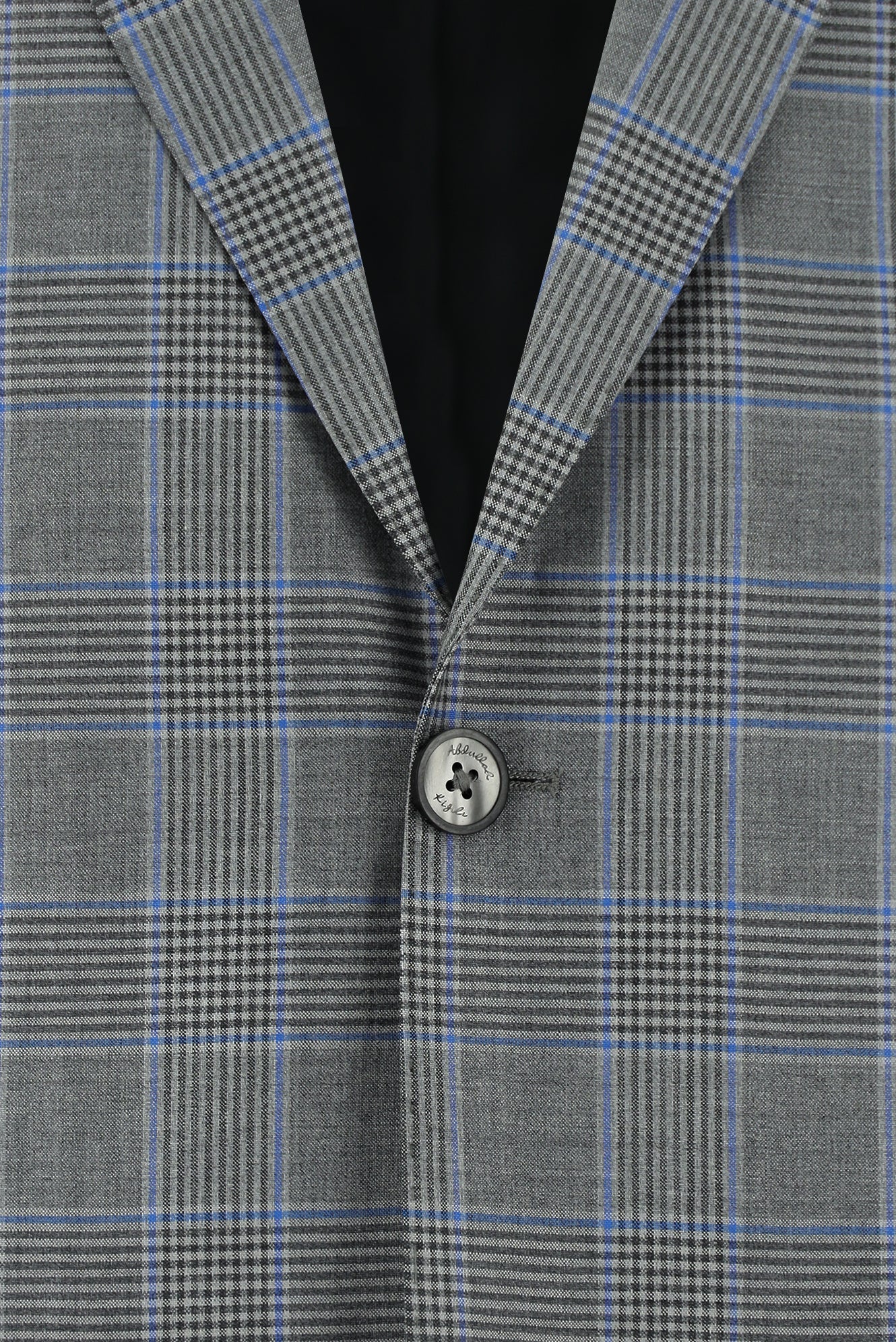 Mavi Relaxed Fit Rahat Kesim Yünlü Ekose Kombinli Takım Elbise