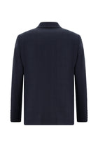 Koyu Lacivert 4 Drop Relaxed Fit Rahat Kesim Yünlü Ekose Guabello Tak?m Elbise-Abdullah Ki??l?