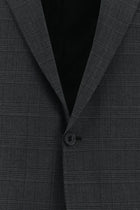 Orta Antrasit Yünlü Klasik Ekose Guabello Takım Elbise