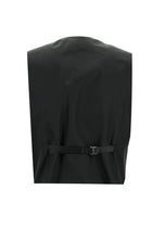Orta Antrasit 7 Drop Slim Fit Dar Kesim Yünlü Kombinli Yelekli Tak?m Elbise-Abdullah Ki??l?
