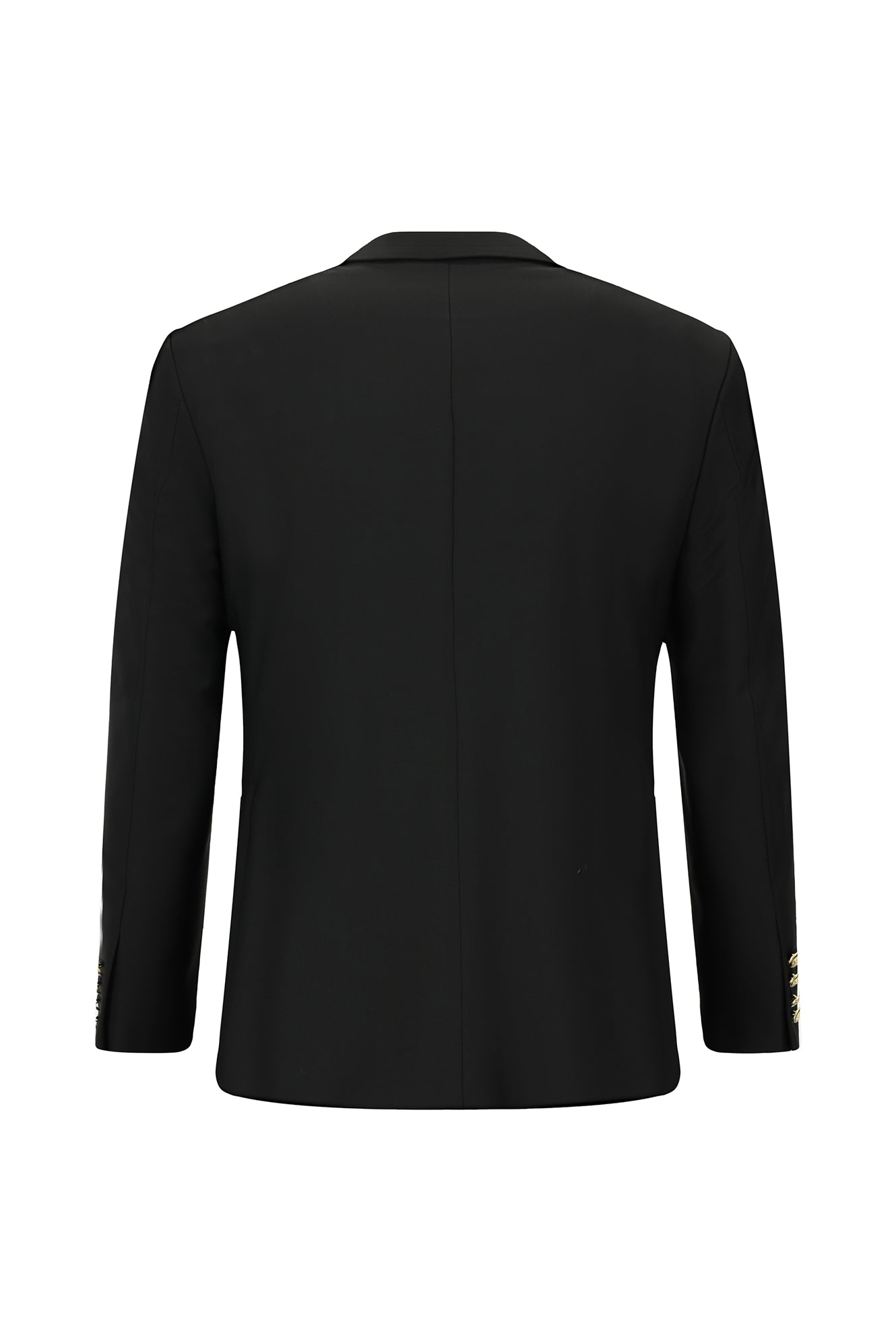 Siyah 6 Drop Regular Fit Standart Kesim Yünlü Blazer Ceket-Abdullah Ki??l?