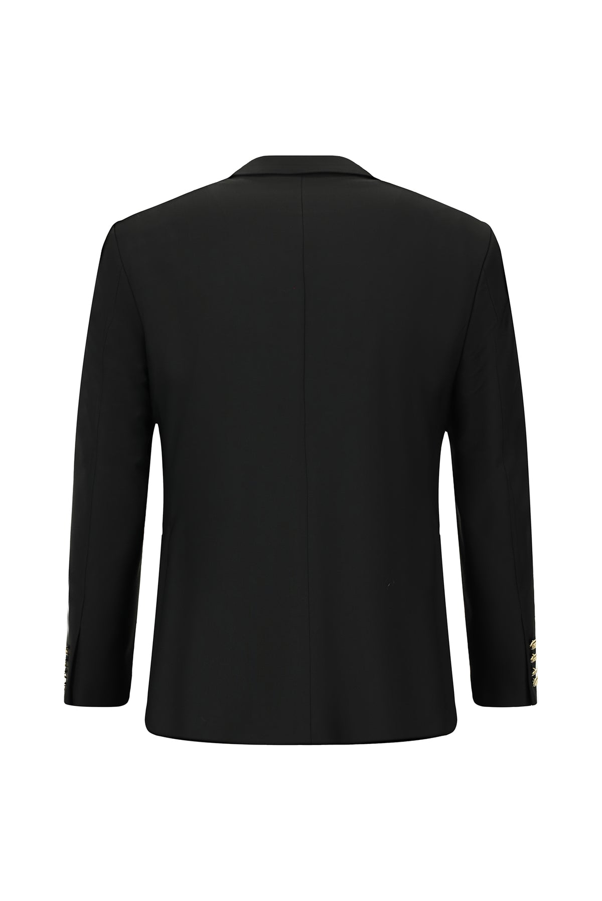 Siyah 6 Drop Regular Fit Standart Kesim Yünlü Blazer Ceket