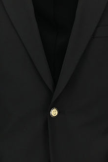 Siyah 7 Drop Slim Fit Dar Kesim Yünlü Blazer Ceket-Abdullah Ki??l?
