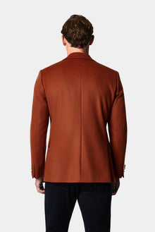Kiremit 6 Drop Regular Fit Standart Kesim %100 Yün Mono Yaka Blazer Ceket
