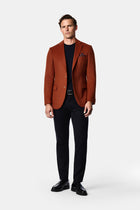 Kiremit 6 Drop Regular Fit Standart Kesim %100 Yün Mono Yaka Blazer Ceket