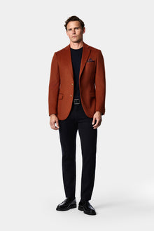 Kiremit 6 Drop Regular Fit Standart Kesim %100 Yün Mono Yaka Blazer Ceket