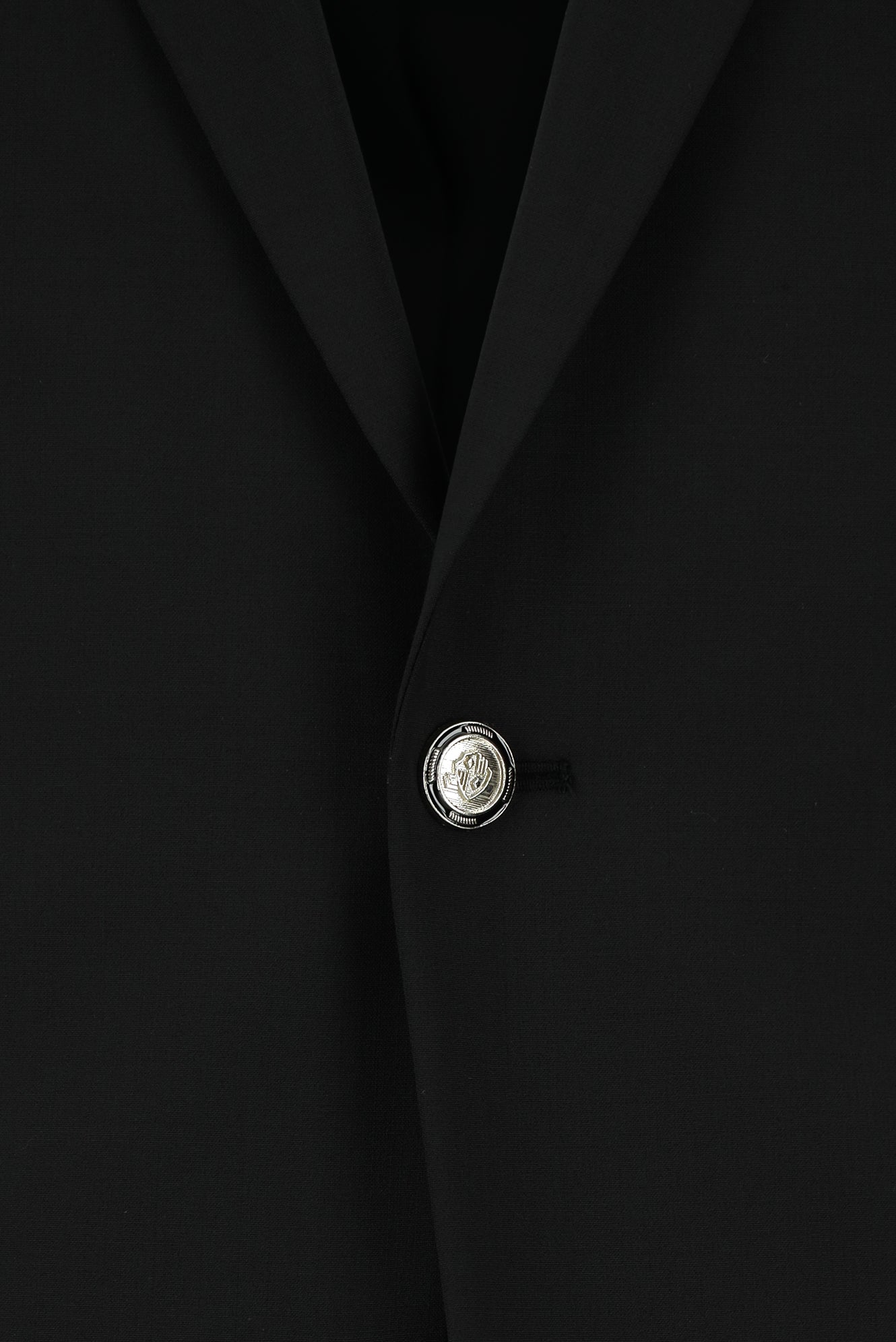 Siyah 6 Drop Regular Fit Standart Kesim Yünlü Blazer Ceket