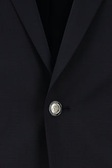Koyu Lacivert 6 Drop Regular Fit Standart Kesim Yünlü Blazer Ceket-Abdullah Ki??l?
