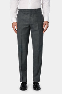 Koyu Füme 7 Drop Slim Fit Dar Kesim Yünlü Klasik Kuma? Pantolon-Abdullah Ki??l?
