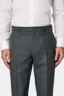 Koyu Füme 7 Drop Slim Fit Dar Kesim Yünlü Klasik Kuma? Pantolon-Abdullah Ki??l?