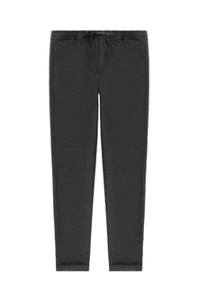 Koyu Füme 6 Drop Regular Fit Standart Kesim Beli Lastikli ?pli Yünlü Klasik Kuma? Pantolon-Abdullah Ki??l?