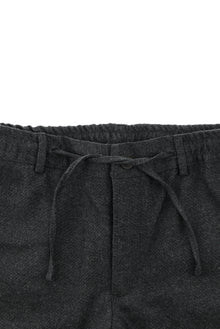 Koyu Füme 6 Drop Regular Fit Standart Kesim Beli Lastikli ?pli Yünlü Klasik Kuma? Pantolon-Abdullah Ki??l?