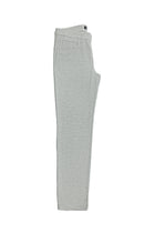 Açık Gri Slim Fit Dar Kesim Çizgili Yünlü Kumaş Pantolon