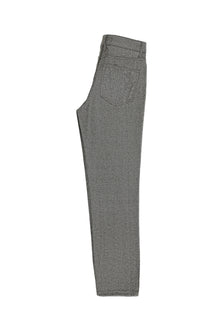 Koyu Kahve Slim Fit Dar Kesim Çizgili Yünlü Kumaş Pantolon