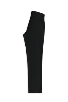 Siyah 7 Drop Slim Fit Dar Kesim Yünlü Yandan Cepli Klasik Flanel Pantolon