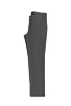 Orta Füme 7 Drop Slim Fit Dar Kesim Yünlü Yandan Cepli Klasik Flanel Pantolon