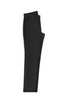 Koyu Füme 7 Drop Slim Fit Dar Kesim Yünlü Yandan Cepli Klasik Flanel Pantolon