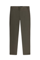 Orta Kahve 7 Drop Slim Fit Dar Kesim Yünlü Yandan Cepli Klasik Flanel Pantolon