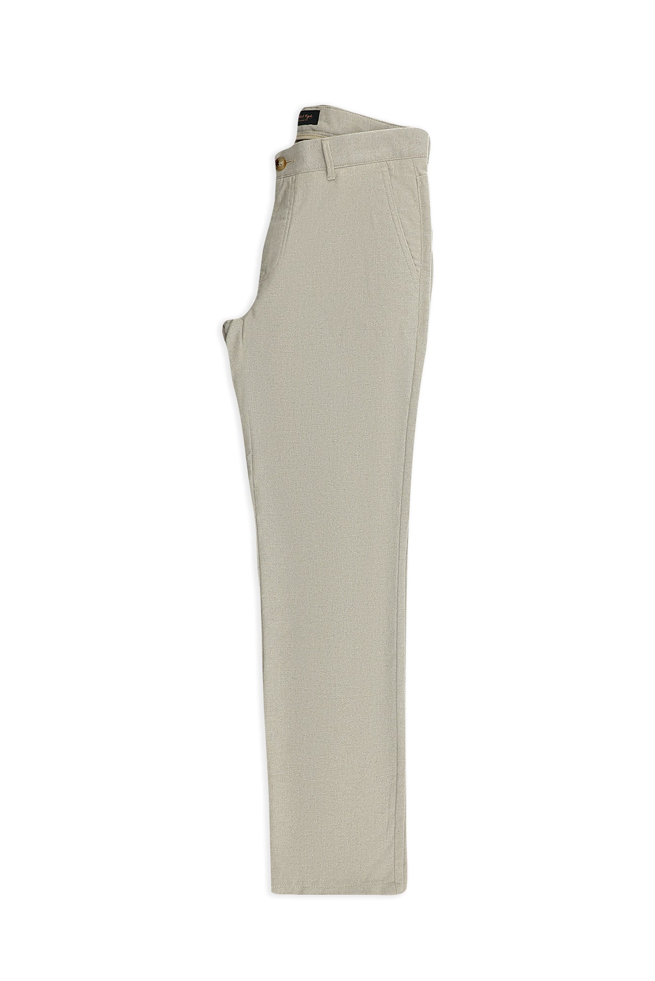 Açık Bej 7 Drop Slim Fit Dar Kesim Yünlü Yandan Cepli Klasik Flanel Pantolon