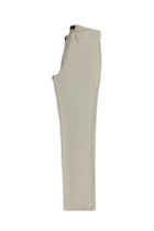 Açık Bej 7 Drop Slim Fit Dar Kesim Yünlü Yandan Cepli Klasik Flanel Pantolon