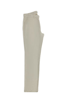 Açık Bej 7 Drop Slim Fit Dar Kesim Yünlü Yandan Cepli Klasik Flanel Pantolon