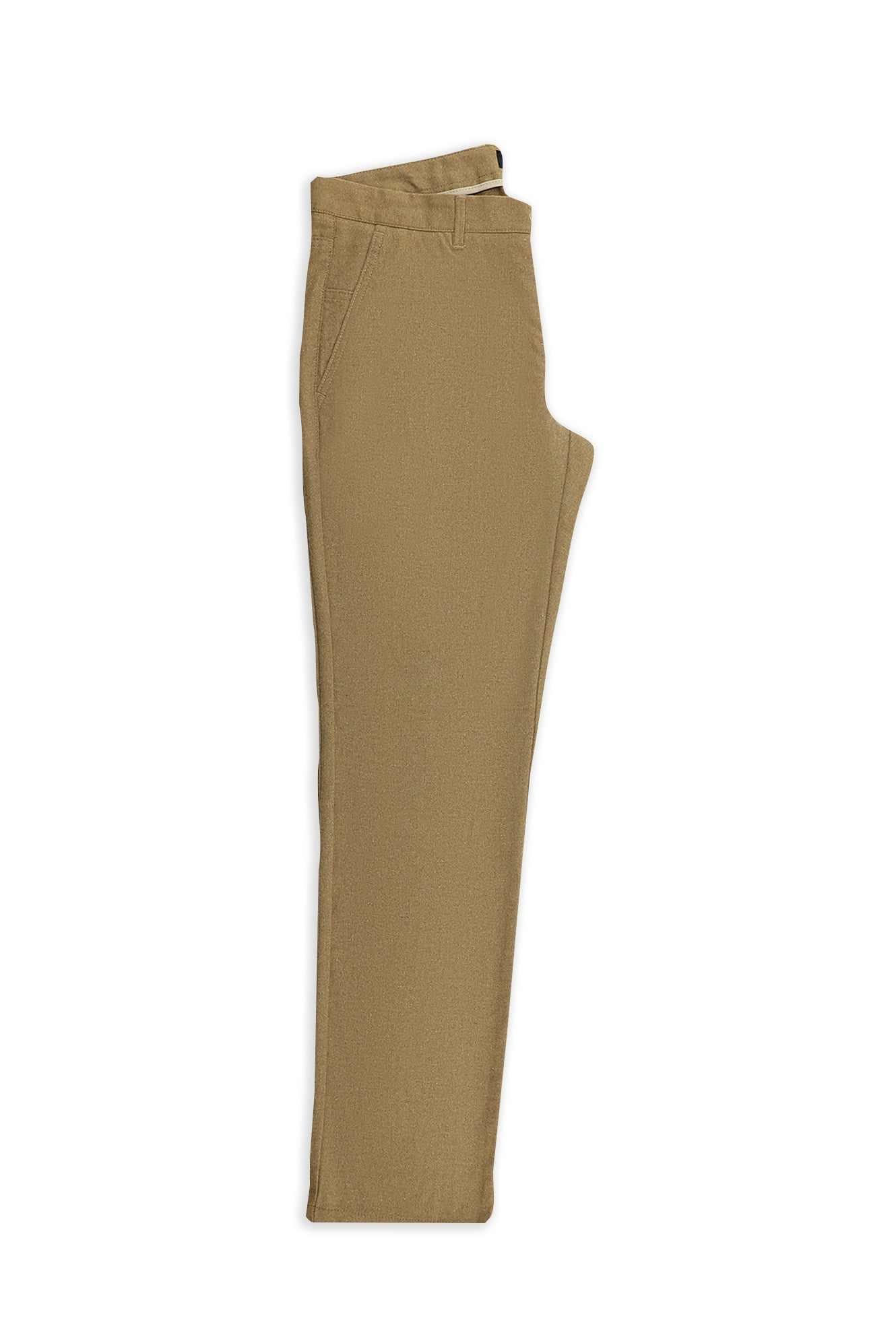 Camel 7 Drop Slim Fit Dar Kesim Yünlü Yandan Cepli Klasik Flanel Pantolon