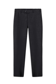 Orta Antrasit 6 Drop Regular Fit Standart Kesim Desenli Yünlü Flanel Klasik Pantolon