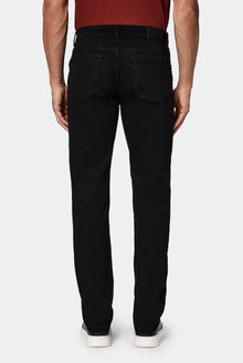 Siyah Regular Fit Standart Kesim Likral? 5 Cep Denim Pantolon-Abdullah Ki??l?