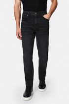 Siyah Relaxed Fit Rahat Kesim 5 Cep Pamuklu Denim Pantolon