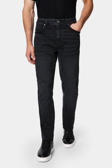 Siyah Relaxed Fit Rahat Kesim 5 Cep Pamuklu Denim Pantolon
