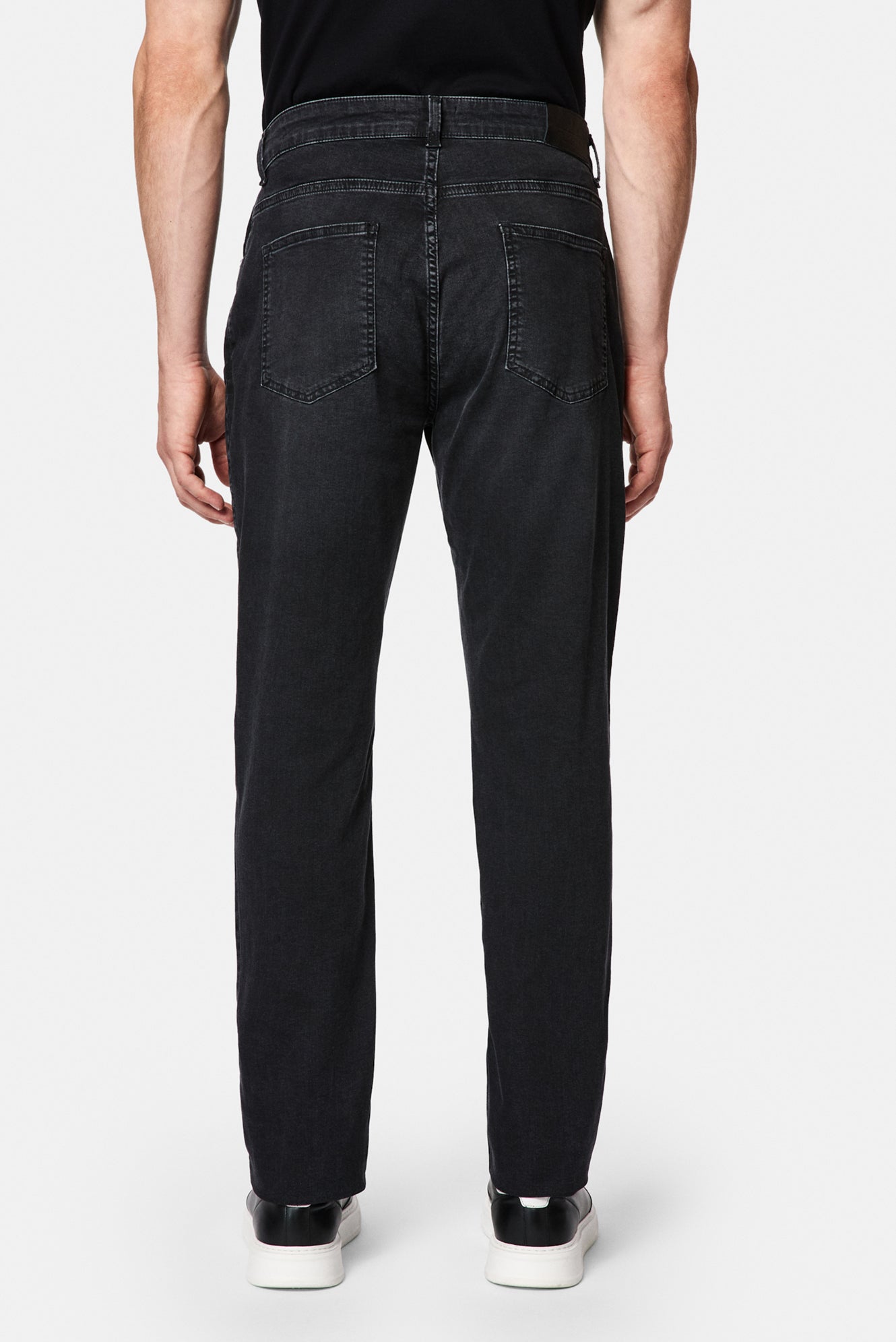 Siyah Relaxed Fit Rahat Kesim 5 Cep Pamuklu Denim Pantolon