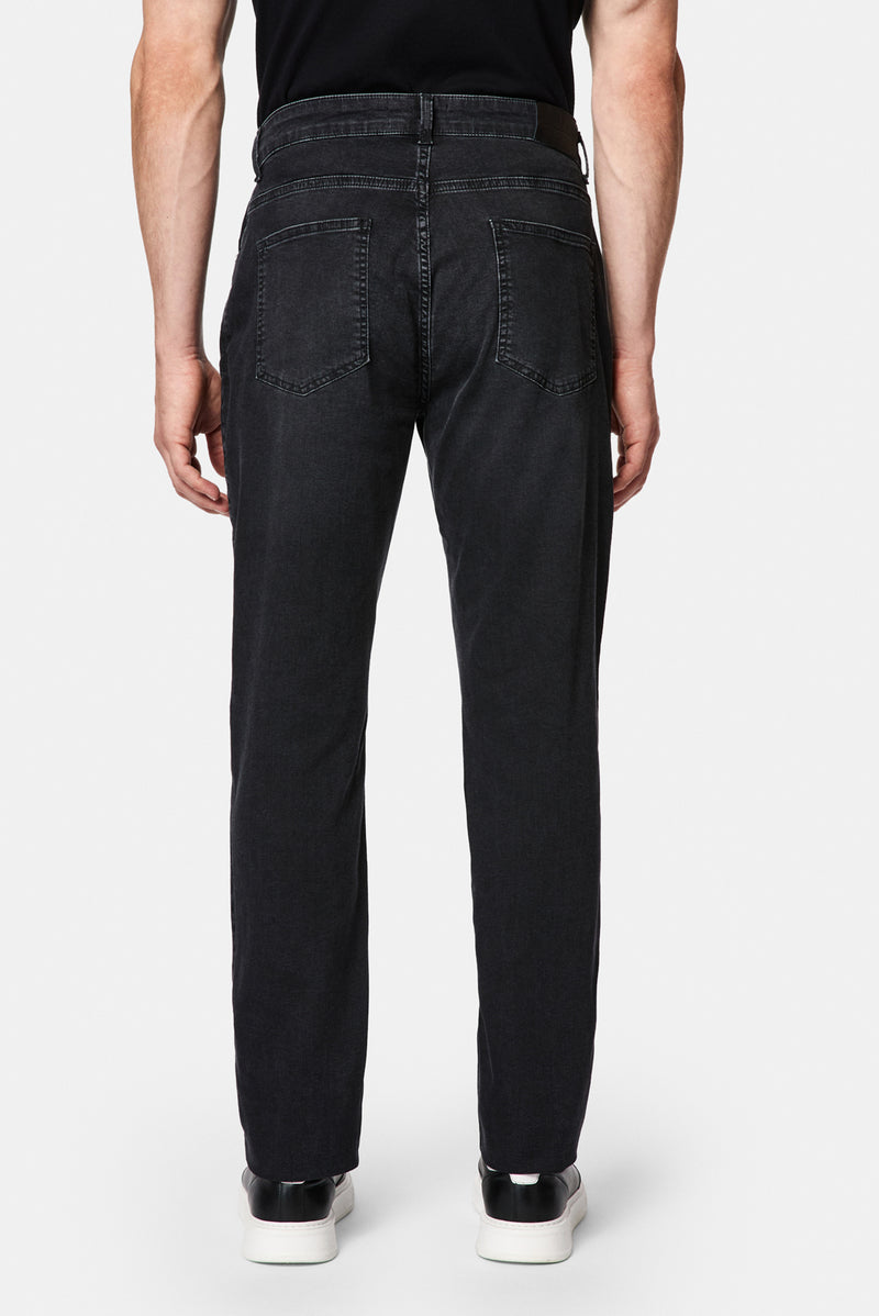 Siyah Relaxed Fit Rahat Kesim 5 Cep Pamuklu Denim Pantolon