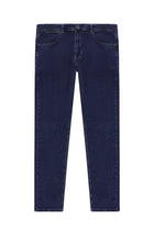Orta Lacivert Regular Fit Likralı Denim Pantolon
