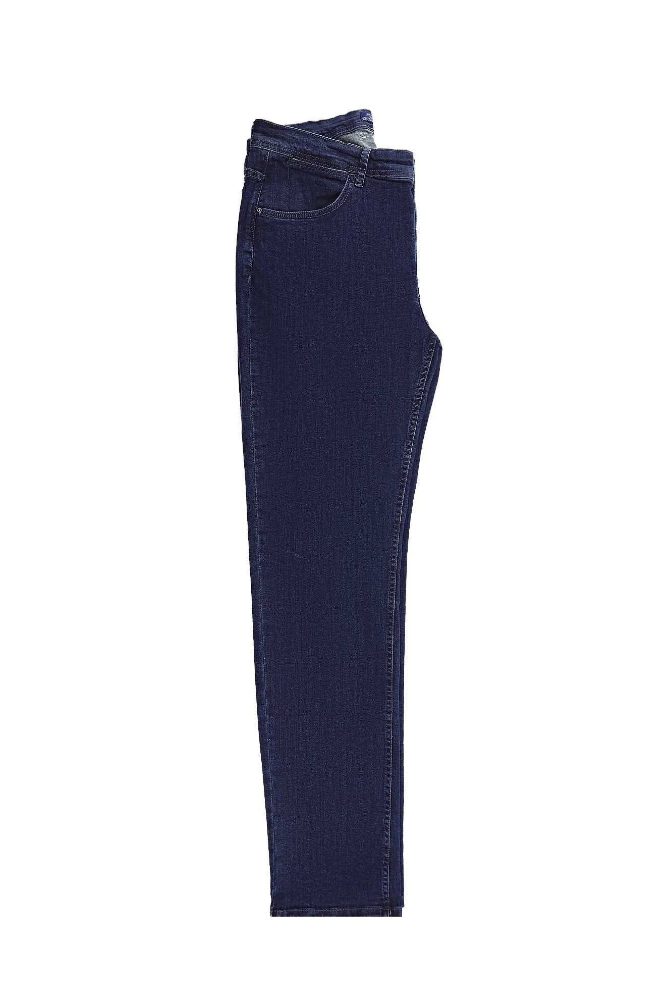 Orta Lacivert Regular Fit Likralı Denim Pantolon