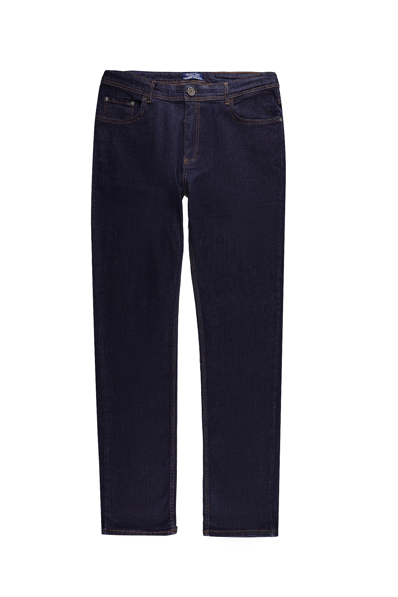 Koyu Lacivert Regular Fit Likralı Denim Pantolon