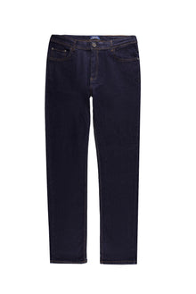 Koyu Lacivert Regular Fit Likralı Denim Pantolon