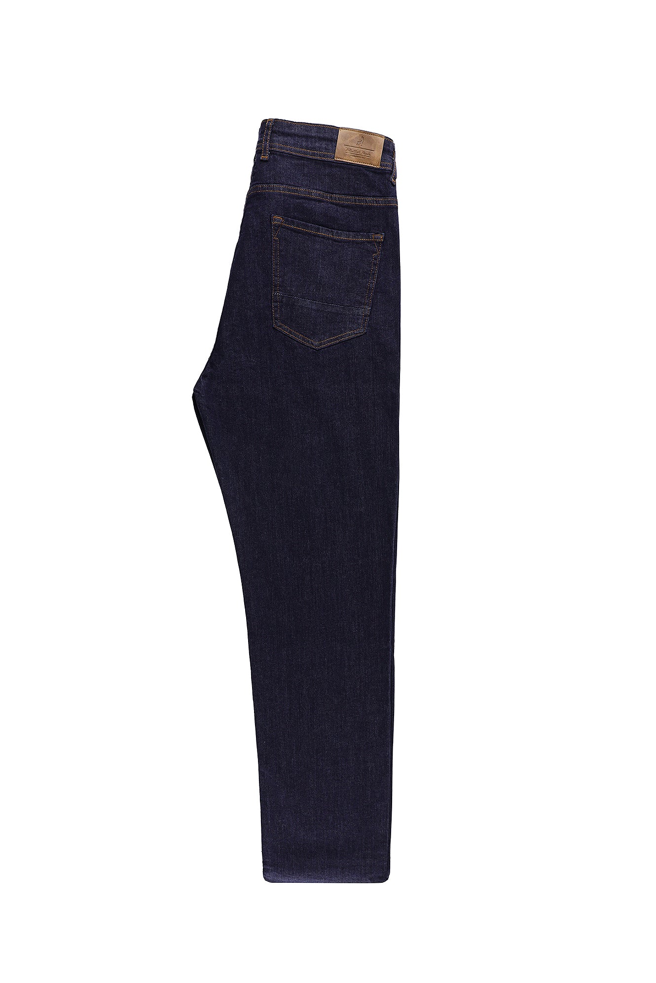 Koyu Lacivert Regular Fit Likralı Denim Pantolon