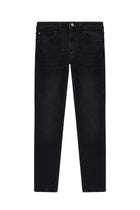 Siyah Slim Fit Dar Kesim Likralı Denim Pantolon