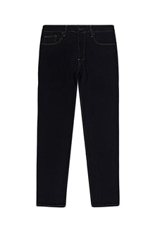 Koyu İndigo Regular Fit Denim Pamuklu Pantolon