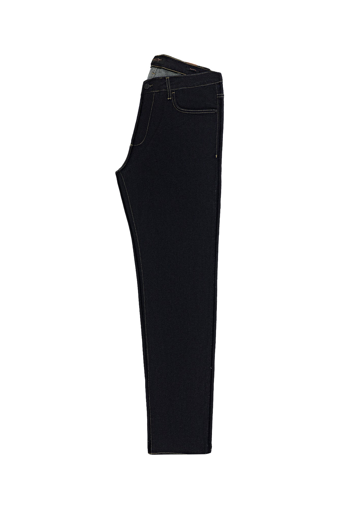 Koyu İndigo Regular Fit Denim Pamuklu Pantolon