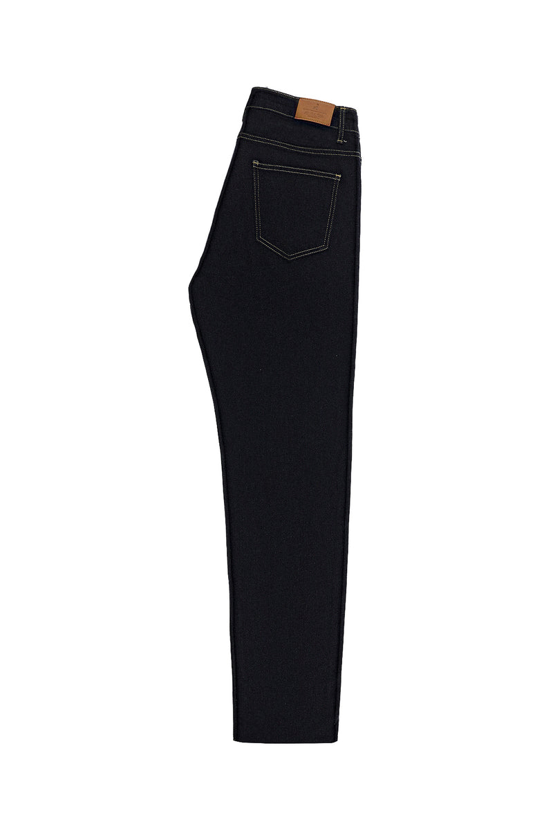 Koyu ?ndigo Regular Fit Standart Kesim Denim Pamuklu Pantolon-Abdullah Ki??l?