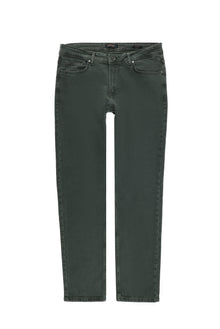 Orta Haki Regular Fit Likralı Denim Pantolon