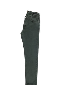 Orta Haki Regular Fit Likralı Denim Pantolon