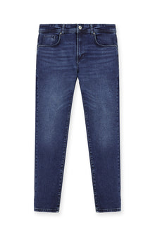 İndigo Regular Fit Likralı Denim Pantolon