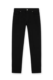 Siyah Slim Fit Dar Kesim Likralı Denim Pantolon