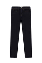 Koyu Lacivert Slim Fit Dar Kesim Likralı Denim Pantolon